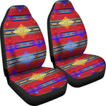 Red Native Mexican Tribal Universal Fit Car Seat Covers GearFrost