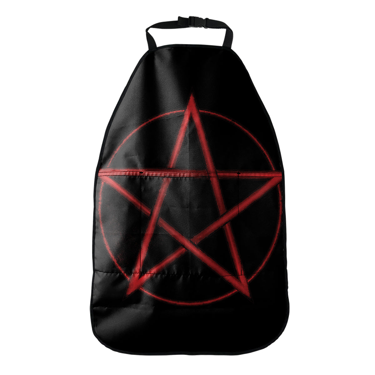 Red Pentagram Symbol Print Car Seat Organizers