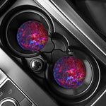 Red Purple Nebula Galaxy Space Print Car Coasters