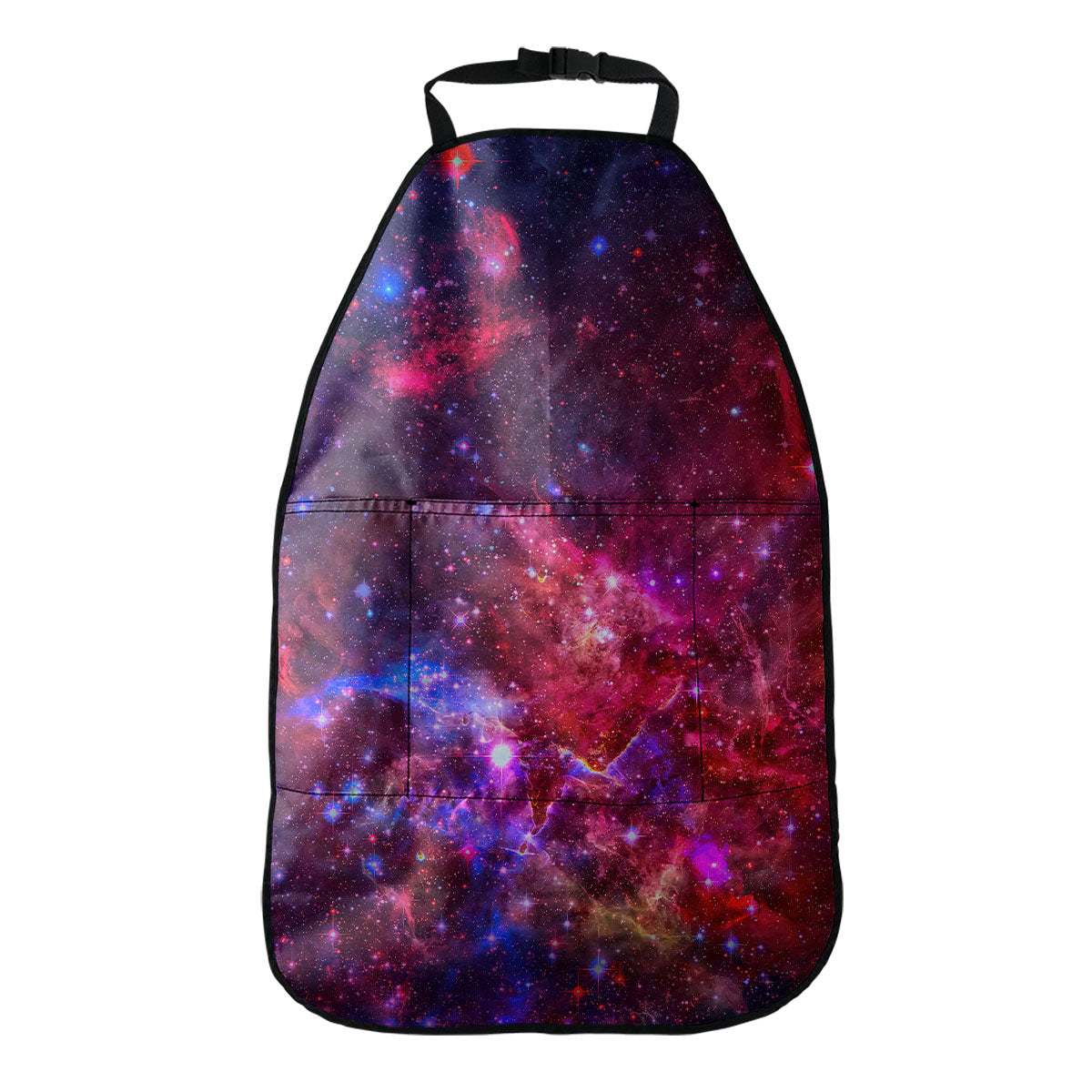 Red Purple Nebula Galaxy Space Print Car Seat Organizers
