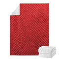 Red Python Snakeskin Print Blanket