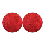 Red Python Snakeskin Print Car Coasters