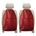 Red Python Snakeskin Print Car Seat Organizers