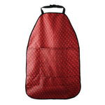Red Python Snakeskin Print Car Seat Organizers