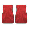Red Python Snakeskin Print Front Car Floor Mats