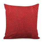 Red Python Snakeskin Print Pillow Cover