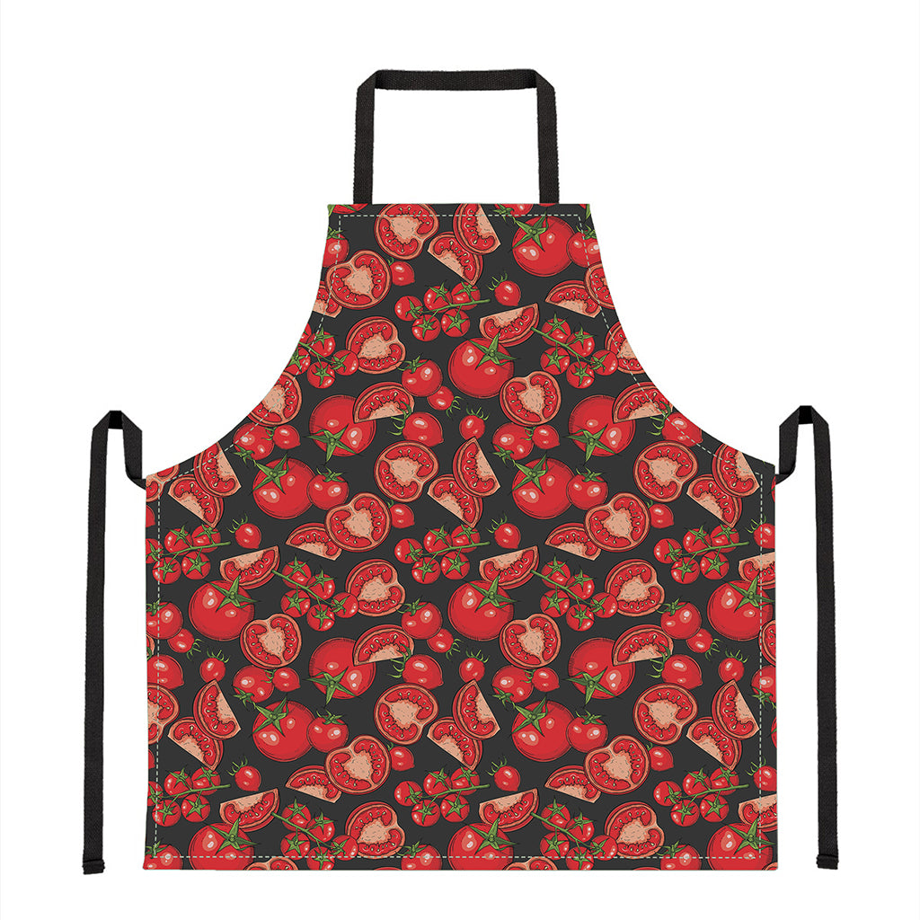 Red Ripe Tomatoes Pattern Print Apron