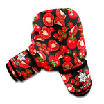 Red Ripe Tomatoes Pattern Print Boxing Gloves