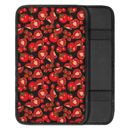 Red Ripe Tomatoes Pattern Print Car Center Console Cover