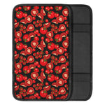 Red Ripe Tomatoes Pattern Print Car Center Console Cover