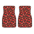Red Ripe Tomatoes Pattern Print Front Car Floor Mats