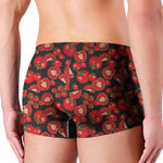 Red Ripe Tomatoes Pattern Print Men's Boxer Briefs