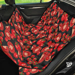Red Ripe Tomatoes Pattern Print Pet Car Back Seat Cover