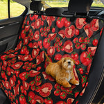 Red Ripe Tomatoes Pattern Print Pet Car Back Seat Cover