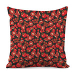 Red Ripe Tomatoes Pattern Print Pillow Cover