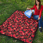 Red Ripe Tomatoes Pattern Print Quilt