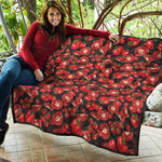 Red Ripe Tomatoes Pattern Print Quilt