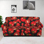Red Ripe Tomatoes Pattern Print Sofa Cover