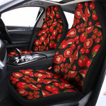 Red Ripe Tomatoes Pattern Print Universal Fit Car Seat Covers