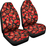 Red Ripe Tomatoes Pattern Print Universal Fit Car Seat Covers