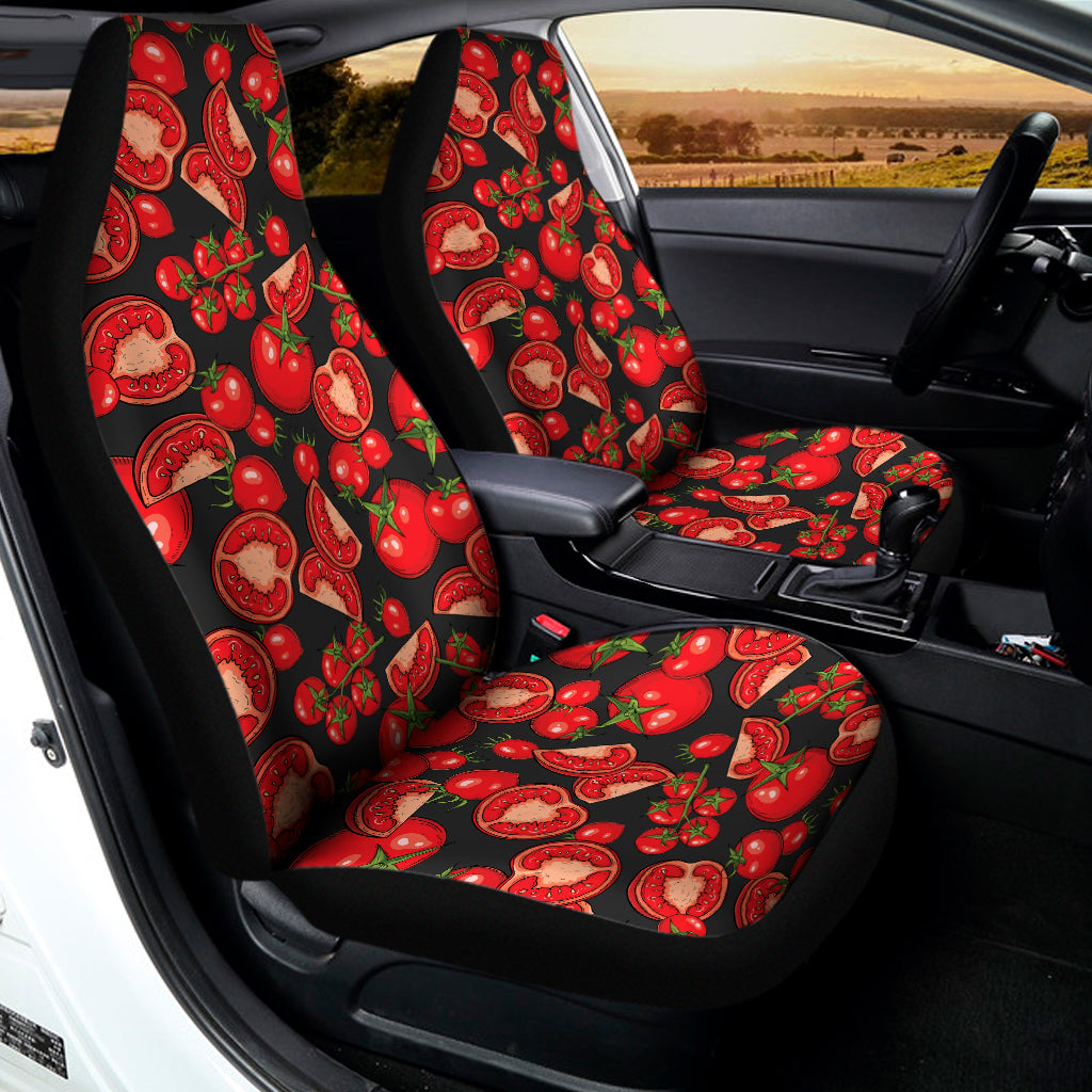 Red Ripe Tomatoes Pattern Print Universal Fit Car Seat Covers