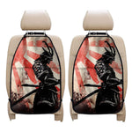 Red Rising Sun Samurai Print Car Seat Organizers