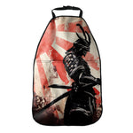 Red Rising Sun Samurai Print Car Seat Organizers