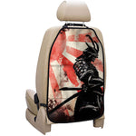 Red Rising Sun Samurai Print Car Seat Organizers