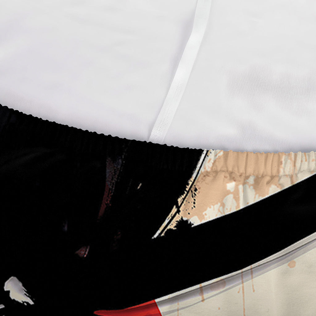 Red Rising Sun Samurai Print Sofa Cover – GearFrost