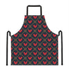 Red Rooster Pattern Print Apron