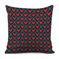Red Rooster Pattern Print Pillow Cover