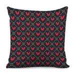 Red Rooster Pattern Print Pillow Cover