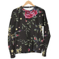 Red Rose Floral Pattern Print Men's Crewneck Sweatshirt