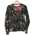 Red Rose Floral Pattern Print Women's Crewneck Sweatshirt
