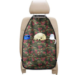 Red Rose Flower Camouflage Print Car Seat Organizers