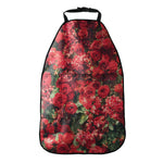 Red Rose Flower Print Car Seat Organizers