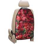 Red Rose Flower Print Car Seat Organizers