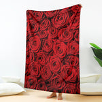 Red Rose Print Blanket