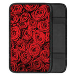 Red Rose Print Car Center Console Cover