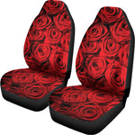 Red Rose Print Universal Fit Car Seat Covers
