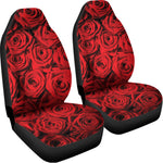 Red Rose Print Universal Fit Car Seat Covers