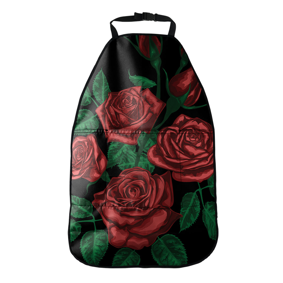 Red Roses Tattoo Print Car Seat Organizers