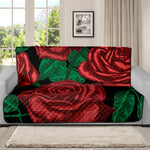 Red Roses Tattoo Print Futon Protector