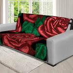 Red Roses Tattoo Print Futon Protector