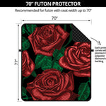 Red Roses Tattoo Print Futon Protector