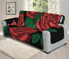 Red Roses Tattoo Print Oversized Sofa Protector