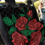 Red Roses Tattoo Print Pet Car Back Seat Cover