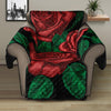 Red Roses Tattoo Print Recliner Protector