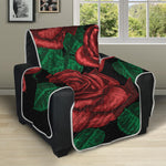 Red Roses Tattoo Print Recliner Protector