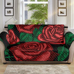 Red Roses Tattoo Print Sofa Protector